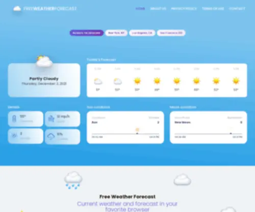 Freeweatherforecast.app(Thank you for visiting us) Screenshot
