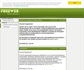 Freeweb.hu(Online szolgáltatásaink) Screenshot