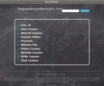 Freewebcounterstats.com(Free Web Counter Stats) Screenshot