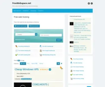 Freewebspace.net Screenshot