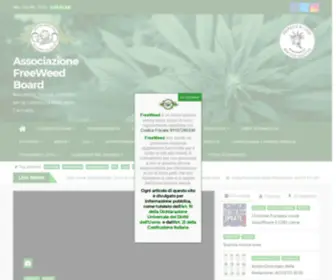 Freeweed.it(Movimento Sociale e Politico per la Liberalizzazione della Cannabis) Screenshot