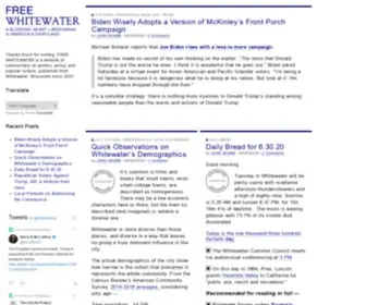 Freewhitewater.com(FREE WHITEWATER) Screenshot