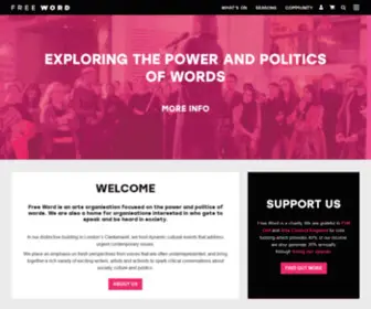 Freeword.org(The power and politics of words) Screenshot