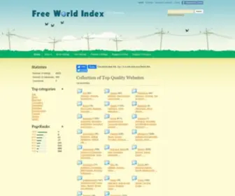 Freeworldindex.com(Free directories) Screenshot