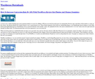 Freewpdownloads.com(WordPress Downloads) Screenshot