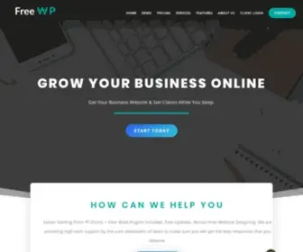 Freewp.in(Will Help to Grow Your Business Online) Screenshot