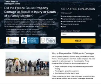 Freeze-Claims.com(Texas Freeze Damage Claims) Screenshot