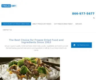 Freeze-DRY.com(Freeze-Dry Foods) Screenshot