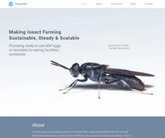 Freeze-EM.com(Making Insect Farming Simple) Screenshot