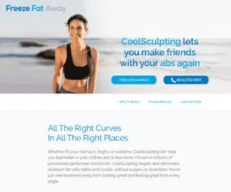 Freezefataway.ca(CoolSculpting) Screenshot