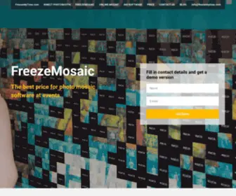 Freezemytime.com(Software for event) Screenshot