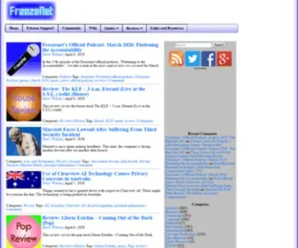 Freezenet.ca(News in copyright) Screenshot