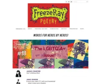 Freezeraypoetry.com(FreezeRay #19) Screenshot