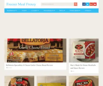 Freezermealfrenzy.com(Freezer Meal Frenzy) Screenshot