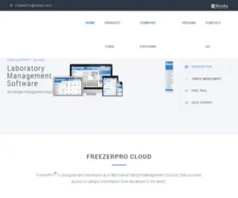 Freezerpro.com(Azenta life sciences) Screenshot