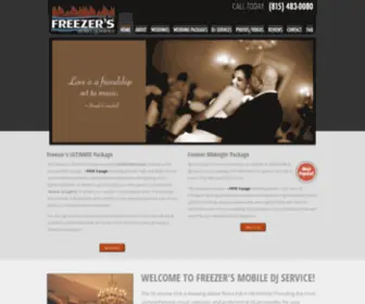 Freezersmobiledj.com(Freezer's Mobile DJ Service) Screenshot