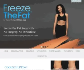 Freezethefat.com(CoolSculpting®) Screenshot