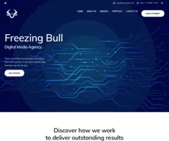 Freezingbull.com(Digital Media Agency) Screenshot