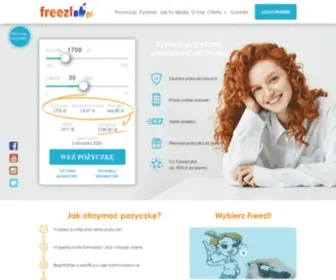 Freezl.pl(Pożyczki chwilówki do 7000 zł) Screenshot