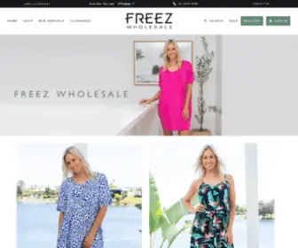 Freezwholesale.com(Freez Clothing Au) Screenshot