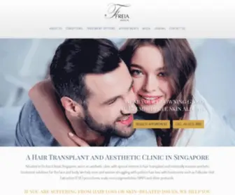 Freia.sg(Hair Transplant and Aesthetic Clinic in Singapore) Screenshot
