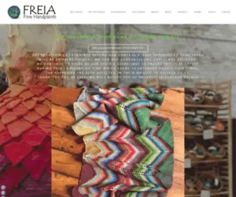 Freiafibers.com(Freia Fine Handpaint Yarns) Screenshot