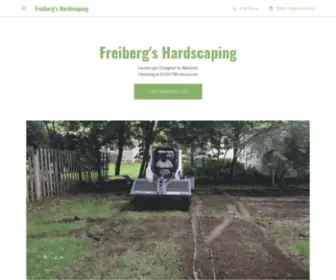 Freibergshardscaping.net(Freiberg's Hardscaping) Screenshot