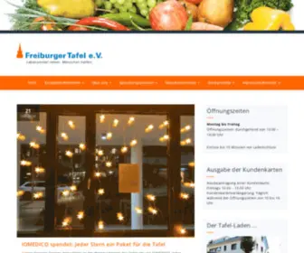 Freiburger-Tafel.de(Lebensmittel retten) Screenshot