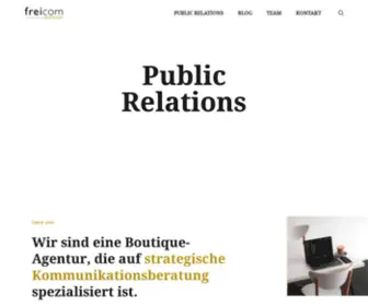 Freicom.ch(WordPress) Screenshot