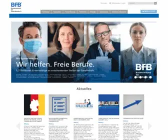 Freie-Berufe.de(Bundesverband der Freien Berufe e.V) Screenshot