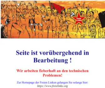 Freie-Linke.de(Startseite) Screenshot