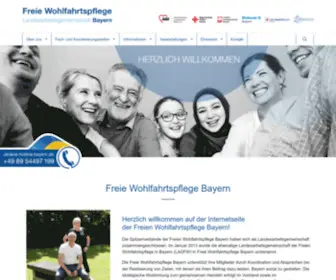 Freie-Wohlfahrtspflege-Bayern.de(Freie Wohlfahrtspflege) Screenshot