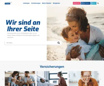 Freie.be(Die deutschsprachige Krankenkasse in Belgien) Screenshot