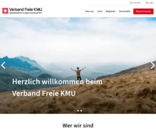 Freiekmu.ch(Verband Freie KMU) Screenshot