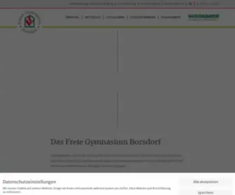Freies-GYmnasium-Borsdorf.de(Freies Gymnasium Borsdorf) Screenshot