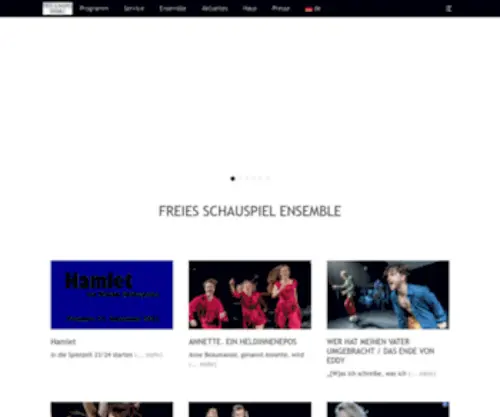 Freiesschauspiel.de(Freies Theater Ensemble mit breitgefächertem Repertoire) Screenshot