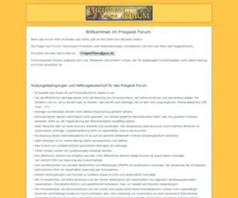 Freigeistforum.com(Freigeist) Screenshot