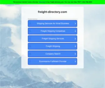 Freight-Directory.com(Freight Directory) Screenshot