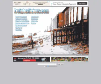 Freightalicious.com(Freight Train Graffiti Art) Screenshot