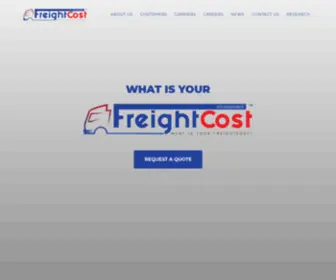 Freightcost.com(Third-party Logistics & Warehousing in Illinois) Screenshot