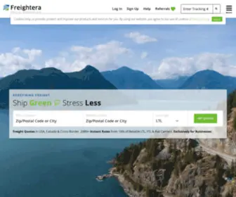 Freightera.com(Freight Quotes USA Canada) Screenshot