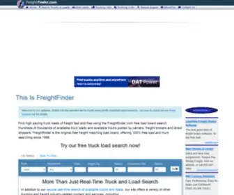 Freightfinder.com(FreightFinder Free Load Boards And Search) Screenshot