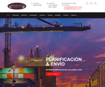 Freightforwarder.com.mx(Services México) Screenshot