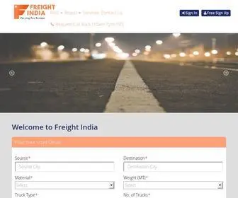Freightindia.in(Freight India) Screenshot