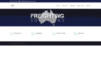 Freightingsolutions.com.au(Freighting Solutions) Screenshot