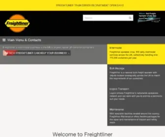 Freightliner.co.uk(Award-Winning Rail Freight & Rail Services) Screenshot