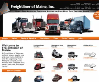 Freightlinerofmaine.com(Freightliner Of Maine) Screenshot