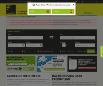 Freightlink.es(Los Expertos en Ferries de Carga) Screenshot