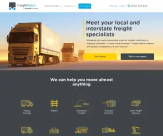 Freightmatch.com.au(Freight Match) Screenshot