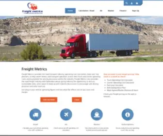 Freightmetrics.com.au(Freight Metrics) Screenshot